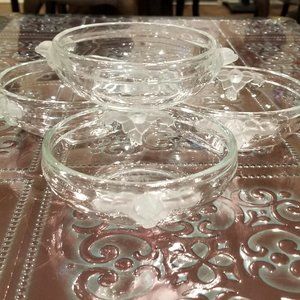 Mikasa Glass fruit bowls, set of 4